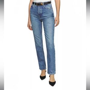 Reformation Cynthia High Rise Straight Jeans